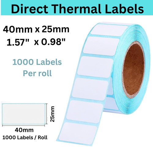 Direct thermal sticky label - sticky, 40