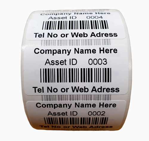 500 personalised barcode asset - personalised,
