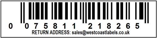 1000 white labels ean - 1000,
