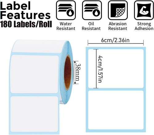 60x40mm direct thermal labels - 60x40mm,
