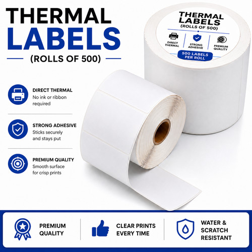 Thermal shipping labels 4x6 - thermal,