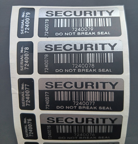 Tamper evident void security - evident,