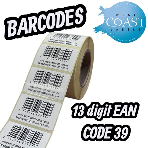 Retail printed sticky bar code - retail,