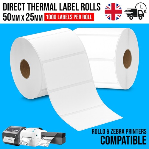 50mmx25mm direct thermal - 50mmx25mm,