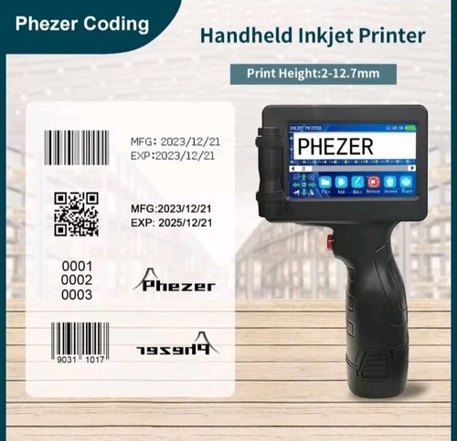 Handheld inkjet printer gun - inkjet,