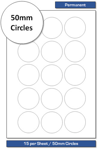 Round labels per sheet - labels,