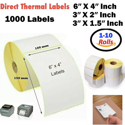 1000 direct thermal labels - 1000,