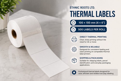 4x6 thermal labels - thermal, 100x150mm