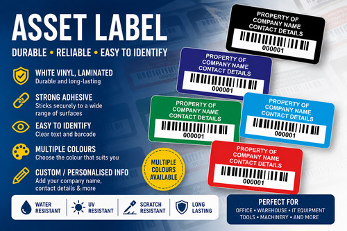 Barcode personalised asset - personalised,