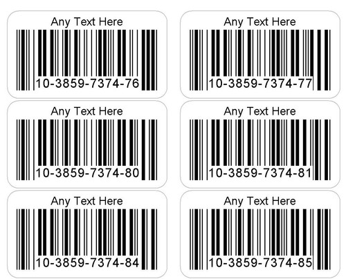 Itf barcode number - number, stickers