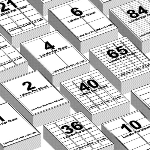 Address self adhesive - a4,