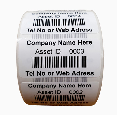 Roll 1000 personalised - personalised, barcode