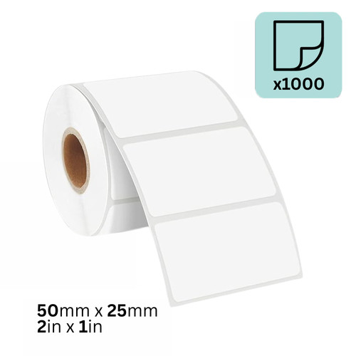 2x1 direct thermal - thermal, labels