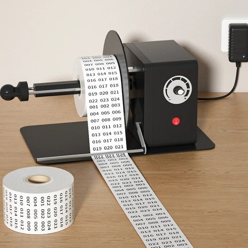 Automatic label rewinder - automatic,