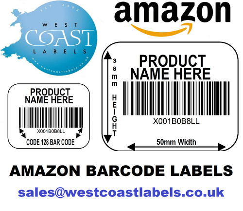 Amazon barcode labels 50mm - barcode,
